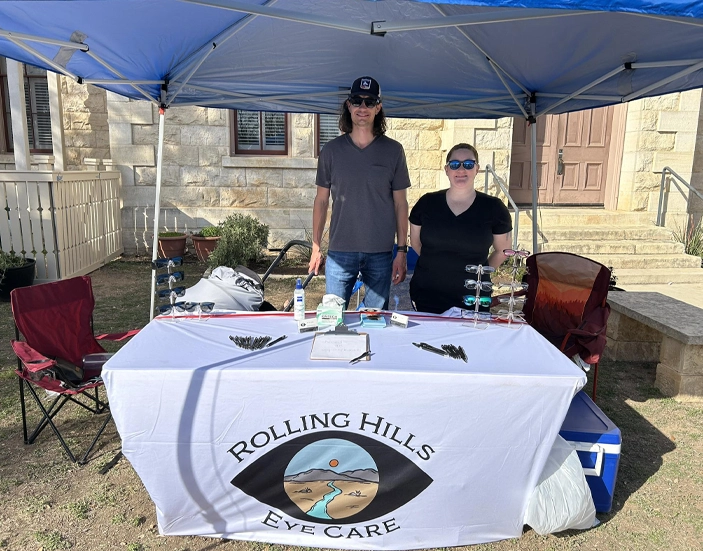 Picture of both at festival